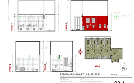 Modernizace hygienického zázemí Nové radnice Praha